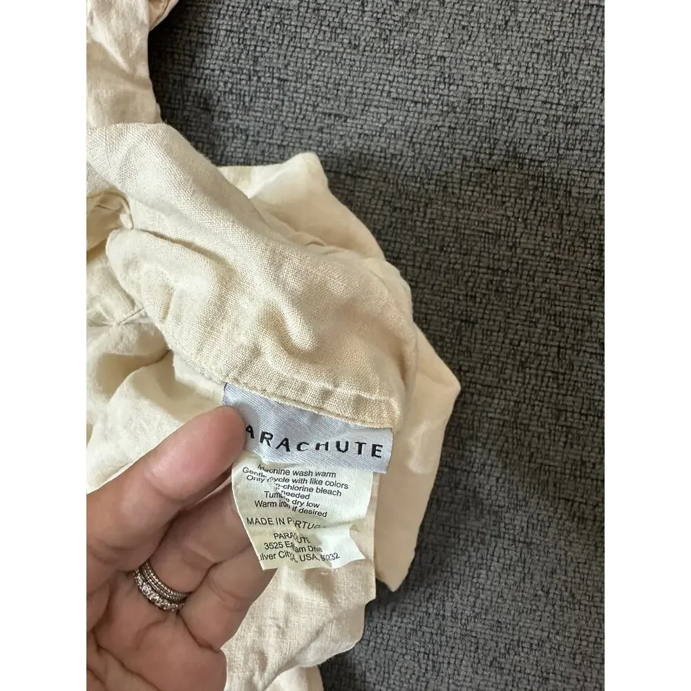 Parachute 100% Linen Pillowcases King Ivory Set of 2